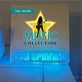 JamJack 'Now Spinning' LED Vinyl Record Display Stand